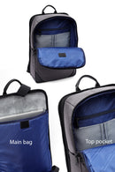 D-Pack Unisex Gray Fabric Backpack | Derimod