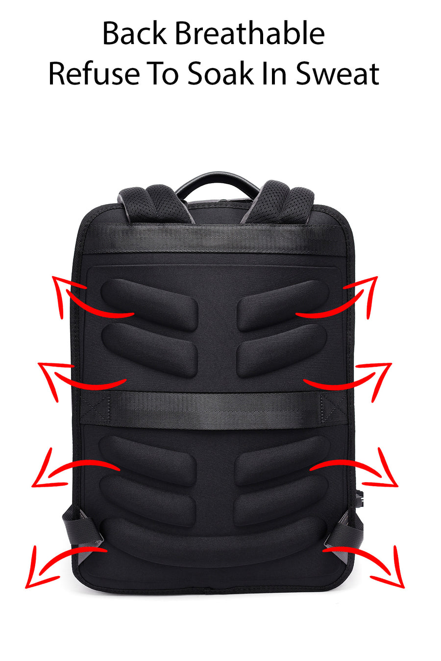D-Pack Unisex Gray Fabric Backpack