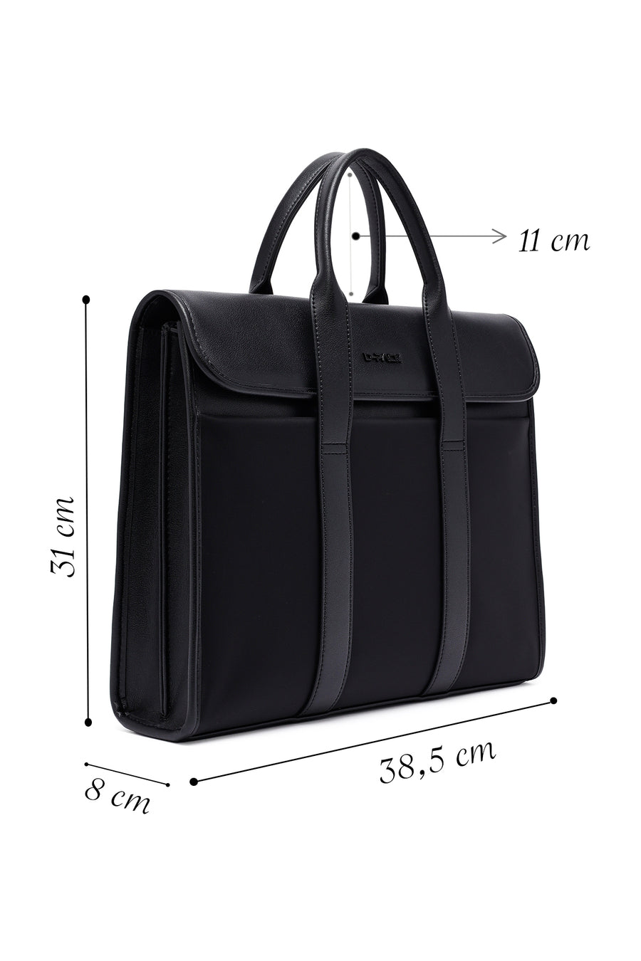D-Pack Erkek Siyah Kumaş Evrak Çantası