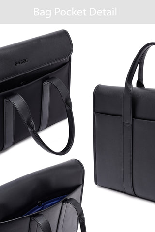 D-Pack Erkek Siyah Kumaş Evrak Çantası