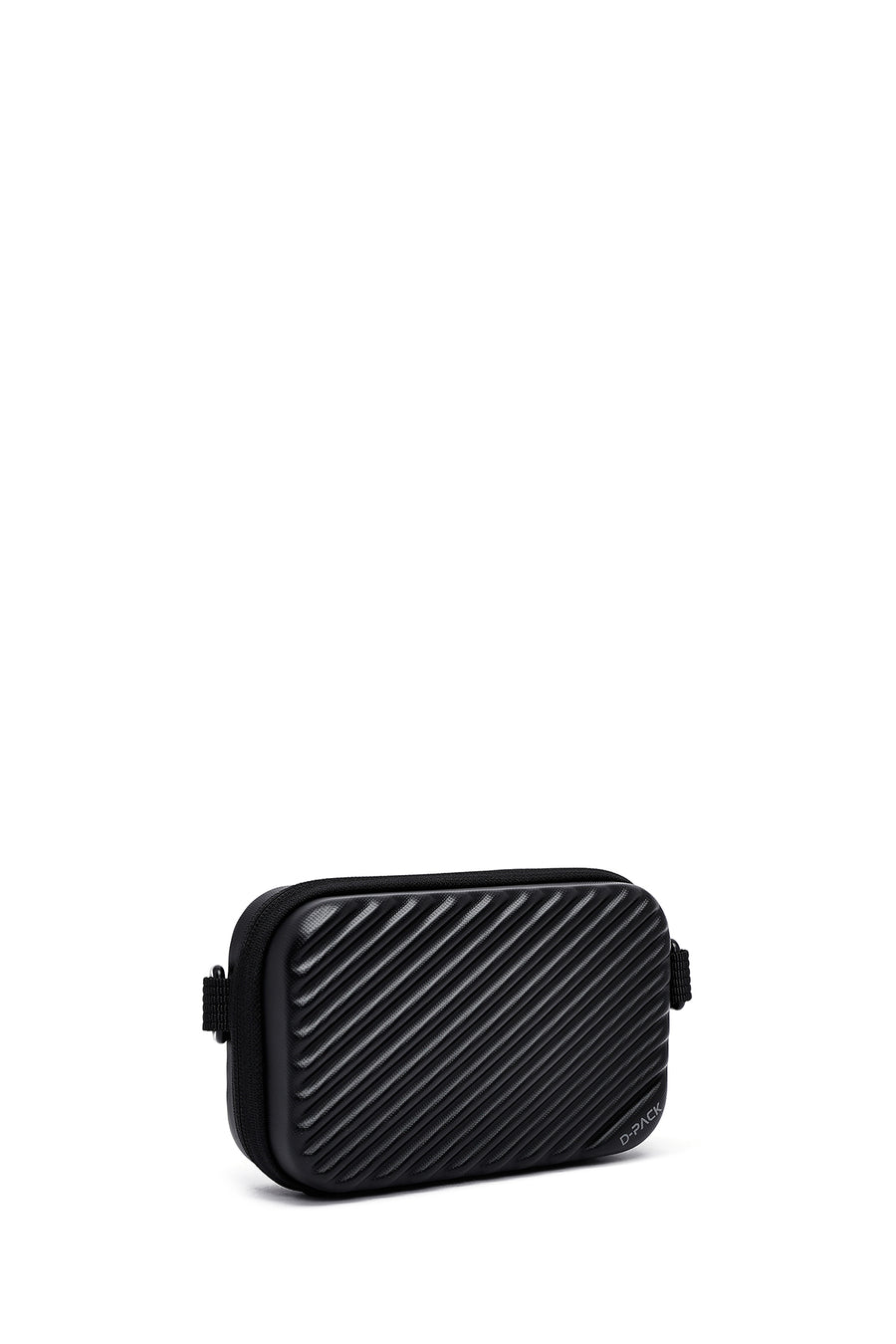 D-Pack Men's Black Mini Box Crossbody Bag