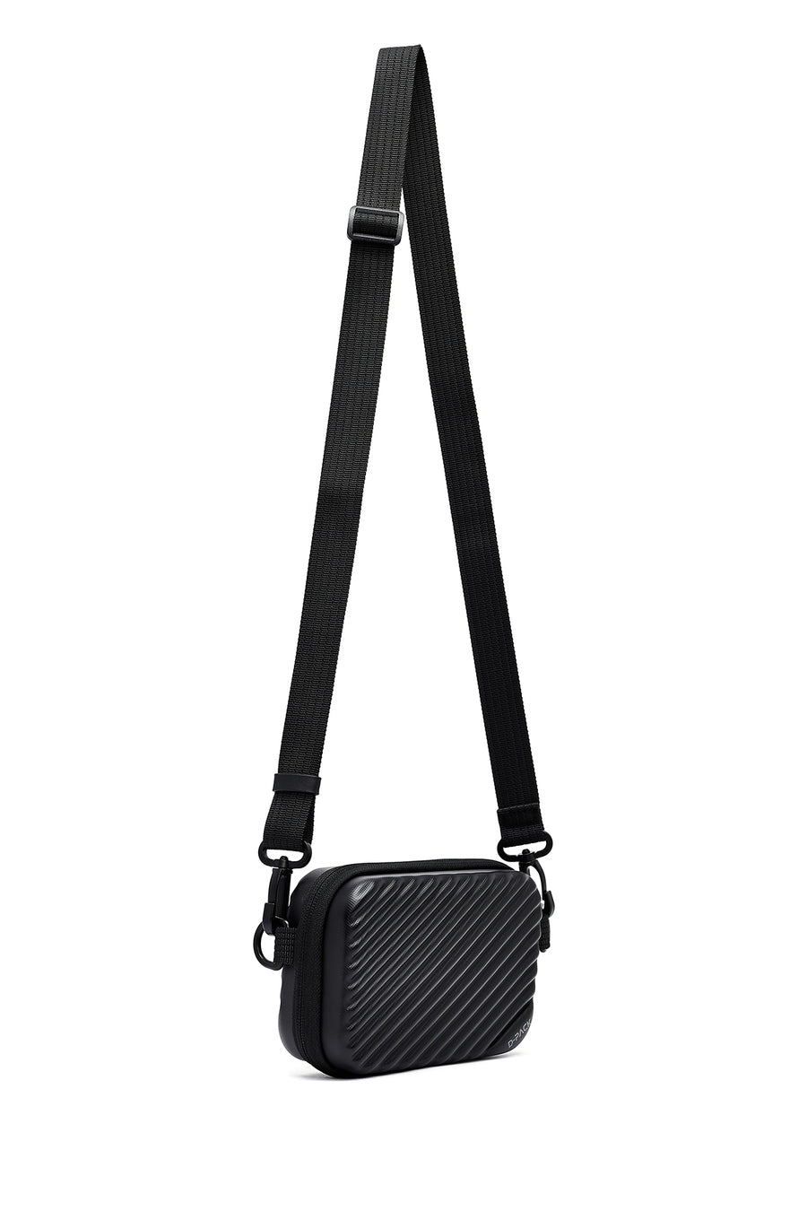 D-Pack Men's Black Mini Box Crossbody Bag