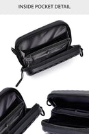 D-Pack Men's Black Mini Box Crossbody Bag | Derimod