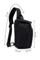 D-Pack Men Black Crossbody Bag | Derimod