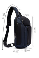 D-Pack Men's Navy Blue Crossbody Bag | Derimod