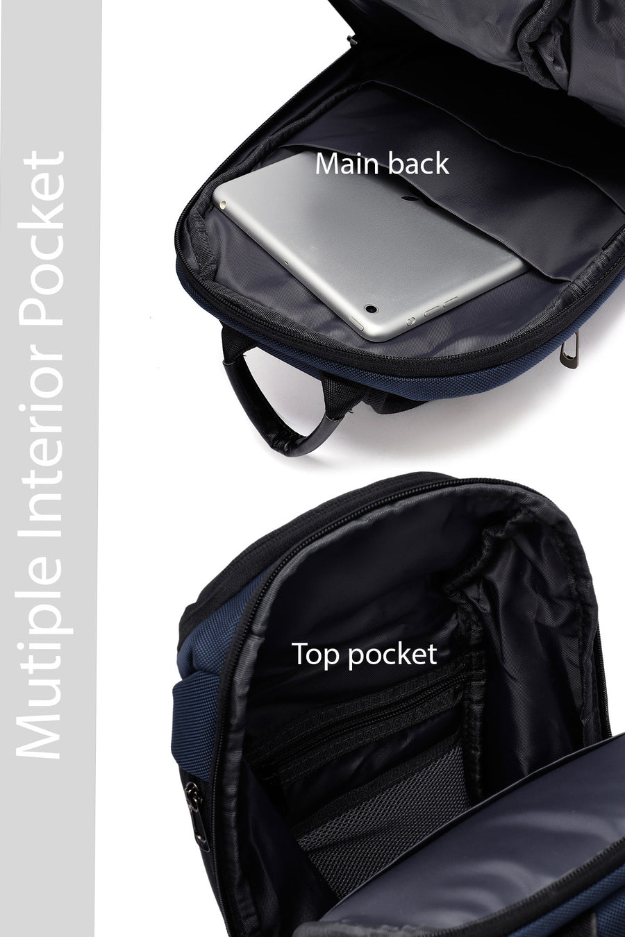 D-Pack Men's Navy Blue Crossbody Bag