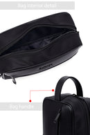 D-Pack Men's Black Fabric Mini Handbag | Derimod