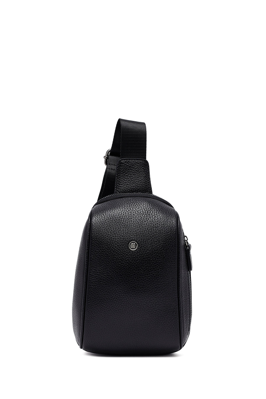 Male Black Leather Crossbody Bag 25SBD3500FT | Derimod