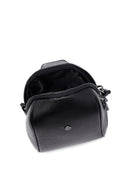 Male Black Leather Crossbody Bag | Derimod