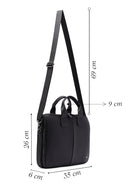 
Men's Black Long Strap Leather Laptop Bag
 | Derimod