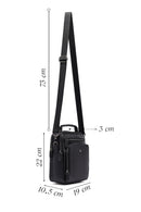 
Men's Black Long Strap Leather Handbag
 | Derimod