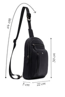 
Men's Black Leather Crossbody Bag
 | Derimod