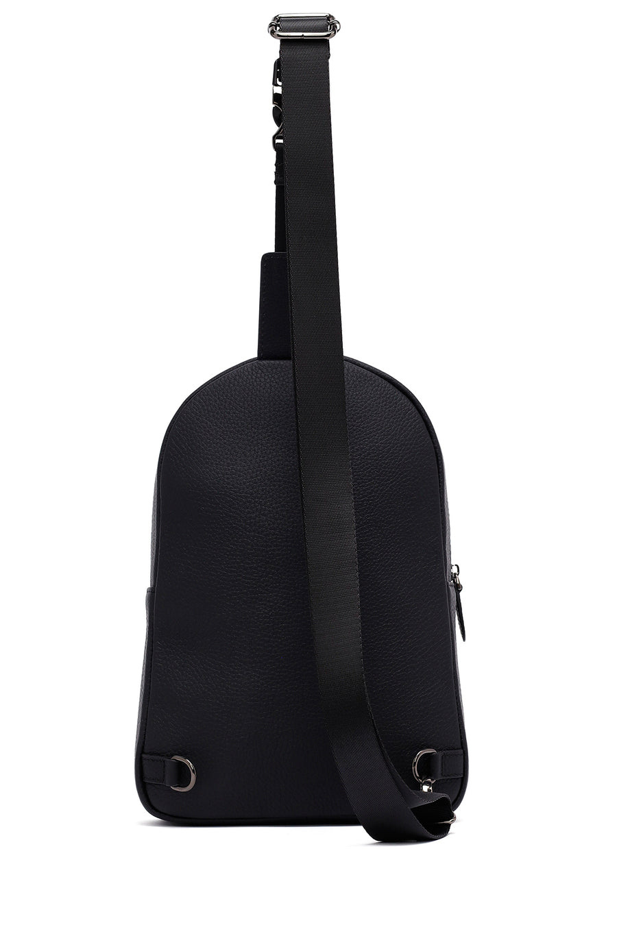 
Men's Black Leather Crossbody Bag
