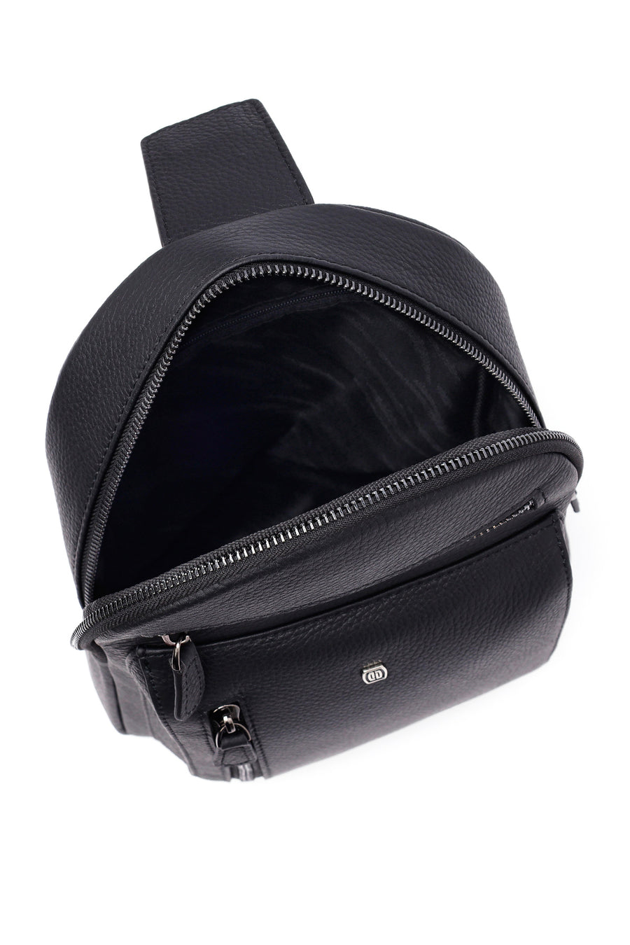 
Men's Black Leather Crossbody Bag
