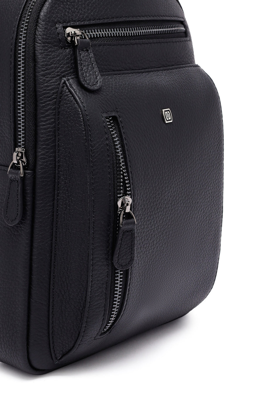 
Men's Black Leather Crossbody Bag
