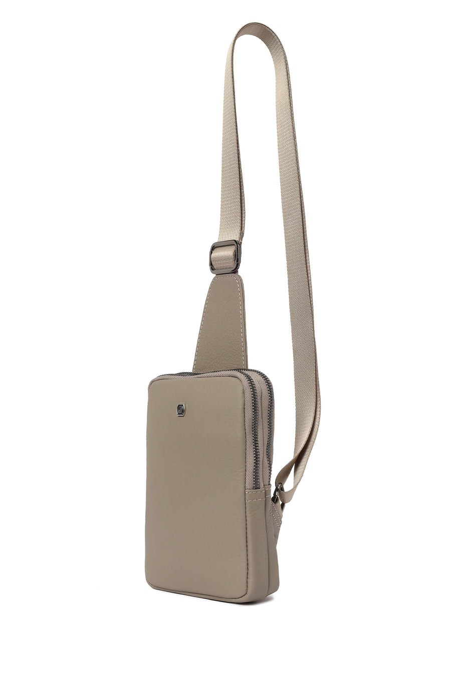 Men's Mink Mini Leather Crossbody Bag