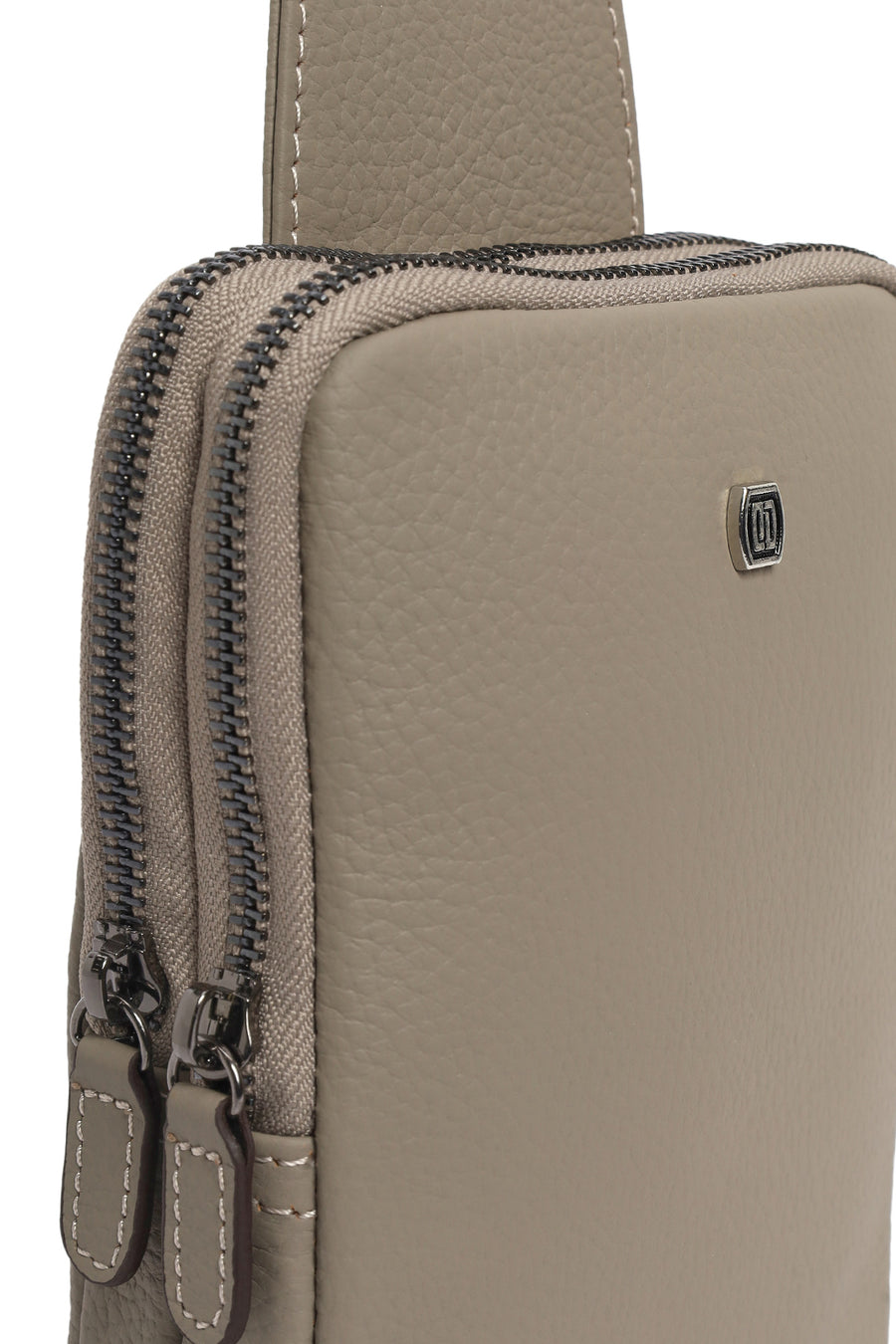 Men's Mink Mini Leather Crossbody Bag