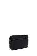 Men's Black Leather Handbag | Derimod