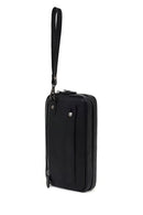 Men's Black Leather Handbag | Derimod