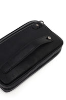 Men's Black Leather Handbag | Derimod