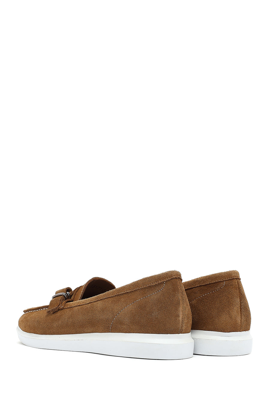 Women's Brown Suede Leather Loafer