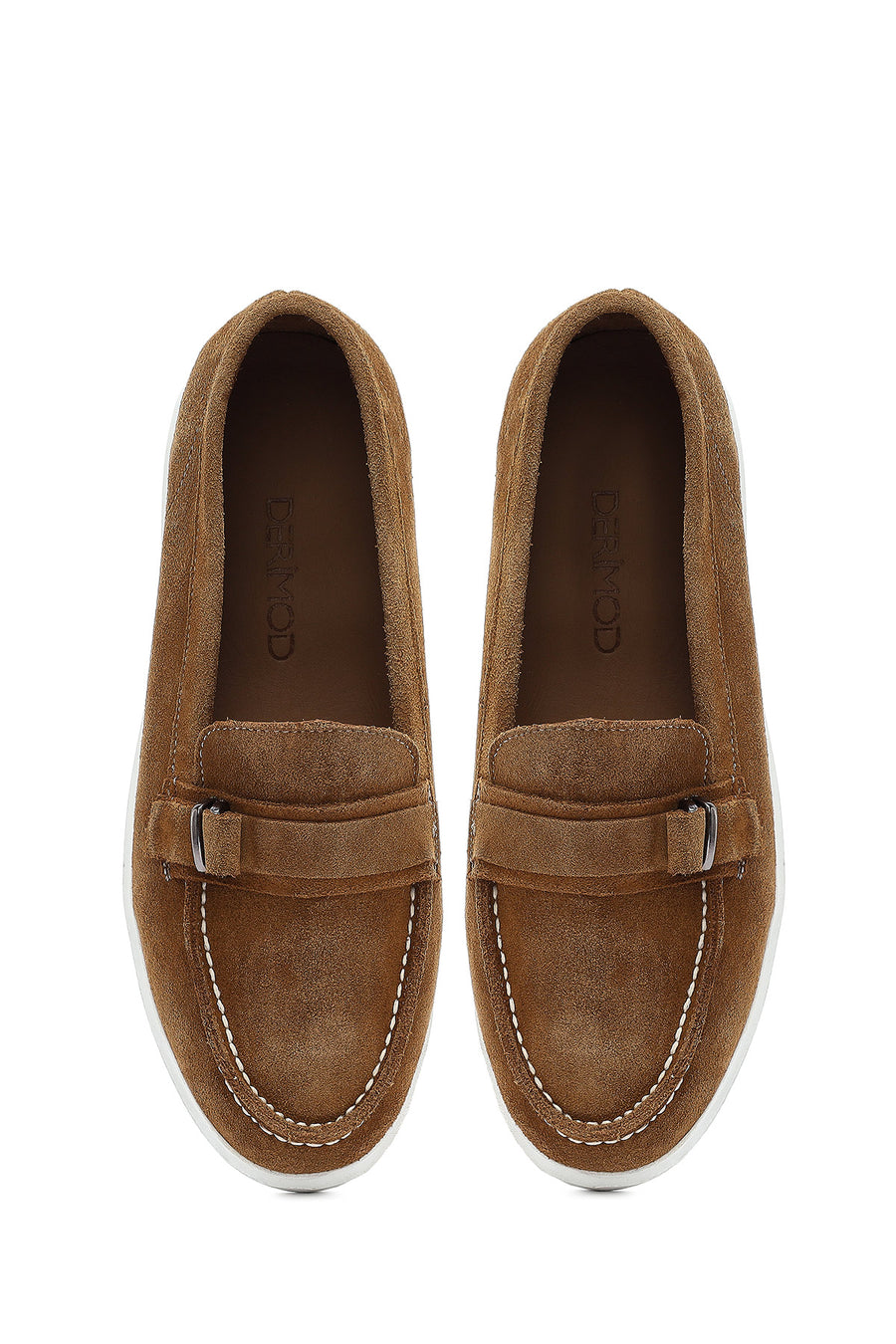 Women's Brown Suede Leather Loafer