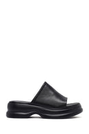 
Women's Black Thick Sole Leather Slippers
 | Derimod