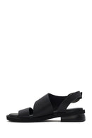 
Women's Black Buckled Leather Sandal
 | Derimod
