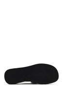 
Women's Black Ankle Buckle Thick Sole Leather Sandal
 | Derimod