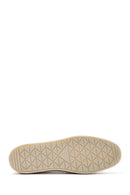Women's Mink Stone Detailed Suede Leather Loafer | Derimod