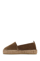 Woman Mink Suede Espadrilles | Derimod