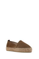 Woman Mink Suede Espadrilles | Derimod