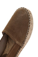 Woman Mink Suede Espadrilles | Derimod