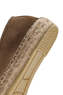 Woman Mink Suede Espadrilles | Derimod
