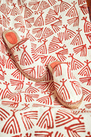 Kastamonu Stone Print Women's Tan Patterned Espadrille Slippers | Derimod
