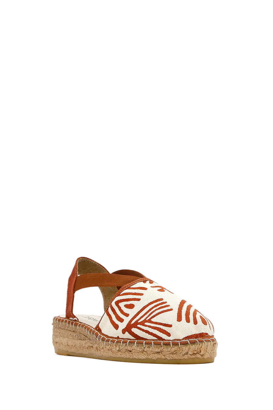Kastamonu Stone Print Women's Tan Patterned Espadrilles