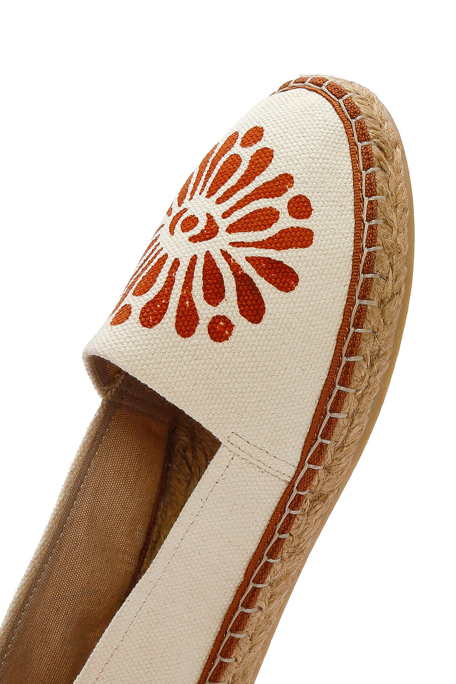 Kastamonu Stone Print Women's Tan Patterned Espadrilles