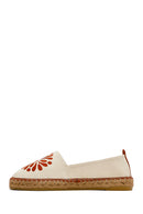 Kastamonu Stone Print Women's Tan Patterned Espadrilles | Derimod