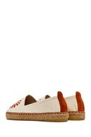 Kastamonu Stone Print Women's Tan Patterned Espadrilles | Derimod