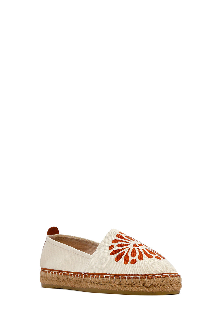 Kastamonu Stone Print Women's Tan Patterned Espadrilles