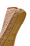Kastamonu Stone Print Woman Tan Patterned Espadrilles | Derimod