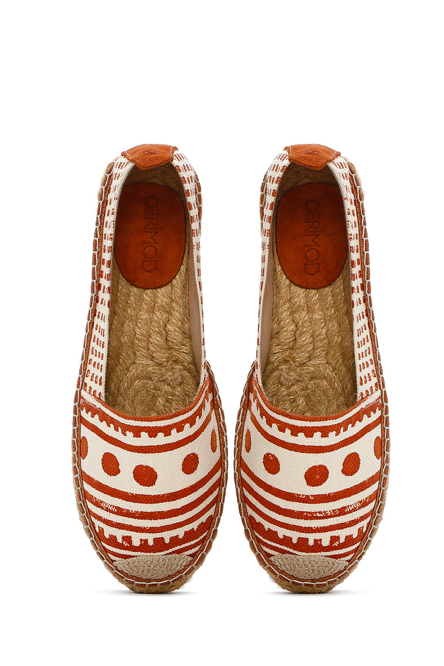 Kastamonu Stone Print Women's Tan Patterned Espadrilles