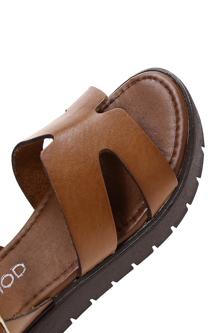 Women's Tan Ankle Strap Leather Bodrum Sandals