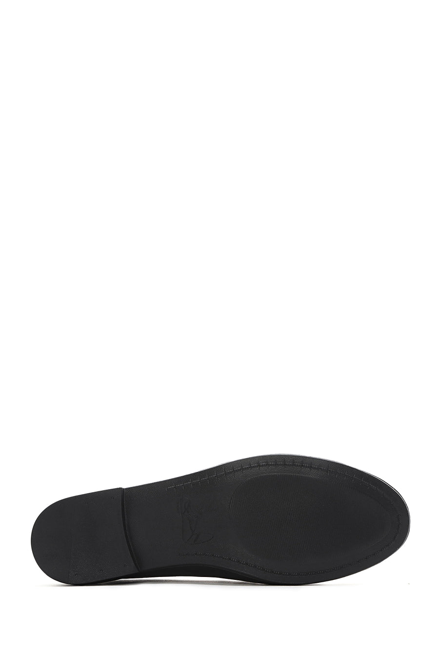 
Women's Black Buckled Leather Loafer
