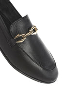
Women's Black Buckled Leather Loafer
 | Derimod