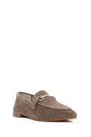 
Women's Mink Buckle Suede Leather Loafer
 | Derimod