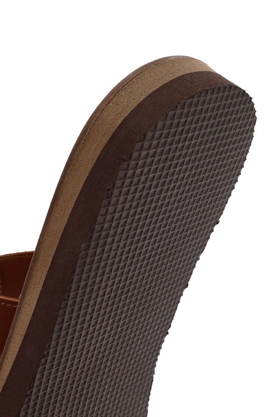 Women's Brown Leather Slippers