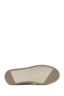 Women's Mink Lace-Up Suede Leather Sneakers | Derimod