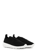 Derimod Zero Women's Black Lace-Up Thick Soled Sneaker | Derimod
