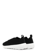 Derimod Zero Women's Black Lace-Up Thick Soled Sneaker | Derimod